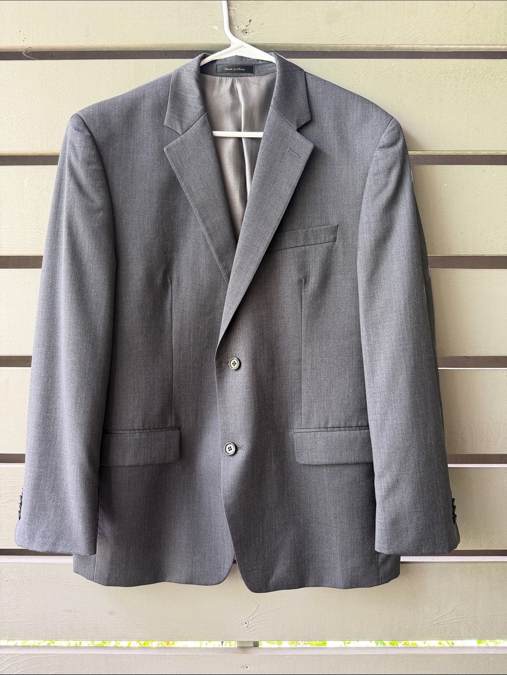 MICHAEL Michael Kors Men's Gray Two-Button Suit Jacket